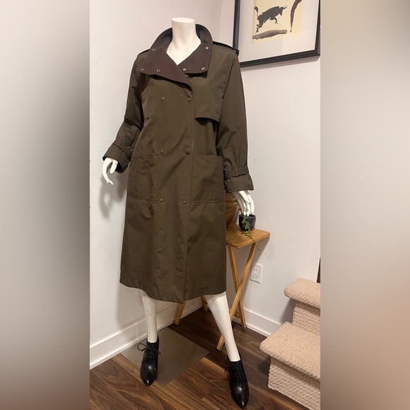 Vintage LADEA Wool Lined Trench Coat - Picture 10 of 14